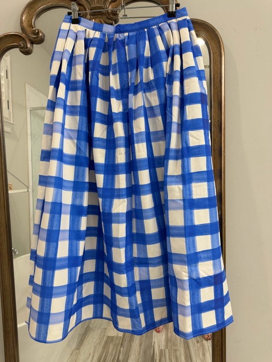 Dresses & Skirts - Royal blue check maxi skirt